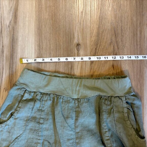 Firenze in Maglia Boho Olive Green Culottes - Picture 7 of 9